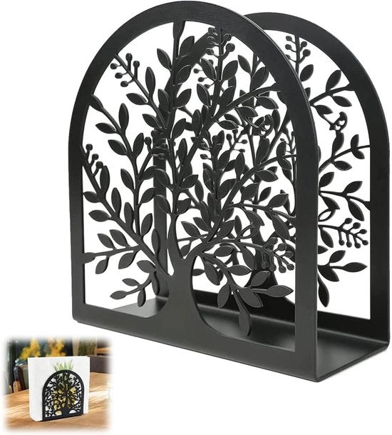 Asciugamani raccogliendo, dispensa asciugamani, rastrelliera asciugamani per tavolo, stendibiancheria per asciugamani, acciaio inossidabile, per decorazione di cucina, sala da pranzo e bar, nero, metallo