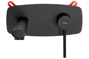 Rubinetto Da Parete Rea Oval Black