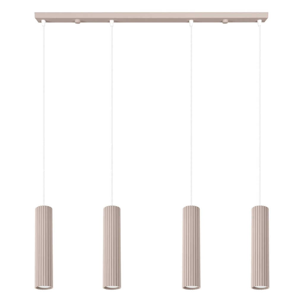 Lampada a sospensione KARBON 4L taupe