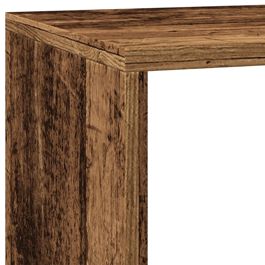 Libreria a 3 Ripiani Legno Vecchio 137,5x29x103,5 cm Truciolato 857983