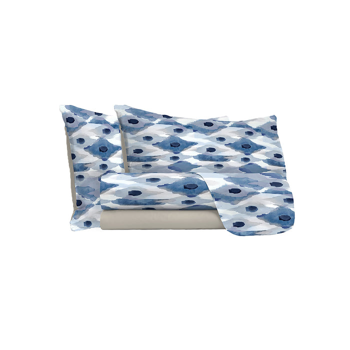 Set Lenzuola 1 Piazza e Mezzo Sopra Sotto e Federe in Microfibra Calypso