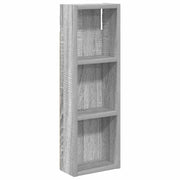 Armadio da Bagno | Mobile da Bagno a muro Sonoma grigia 20 x 10 x 60,5 cm