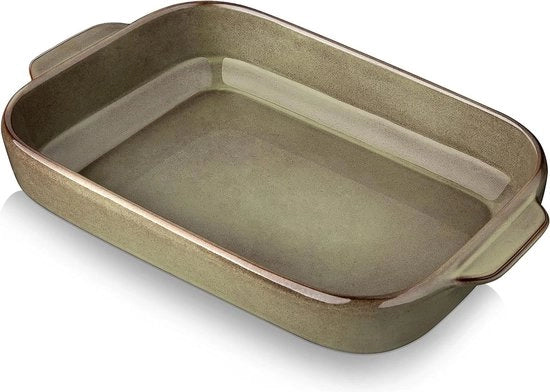 Scatola da forno ceramica maniglia antiscivolo 33 cm quadrata 2000 ml Accessori da cucina
