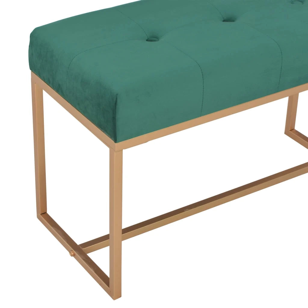 Panca/panca 80 x 36 x 45 cm velluto verde 02_0021246