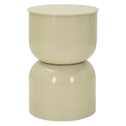 Tavolinetto In Metallo Oyi Crema cm ø 31x46