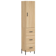 Credenza | Madia | Buffet da pranzo | Armadio da pranzo Rovere Sonoma 34,5x34x180 cm in Legno Multistrato