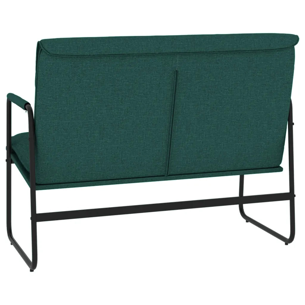 vidaXL Panca Verde Scuro 100x64x80 cm in Tessuto