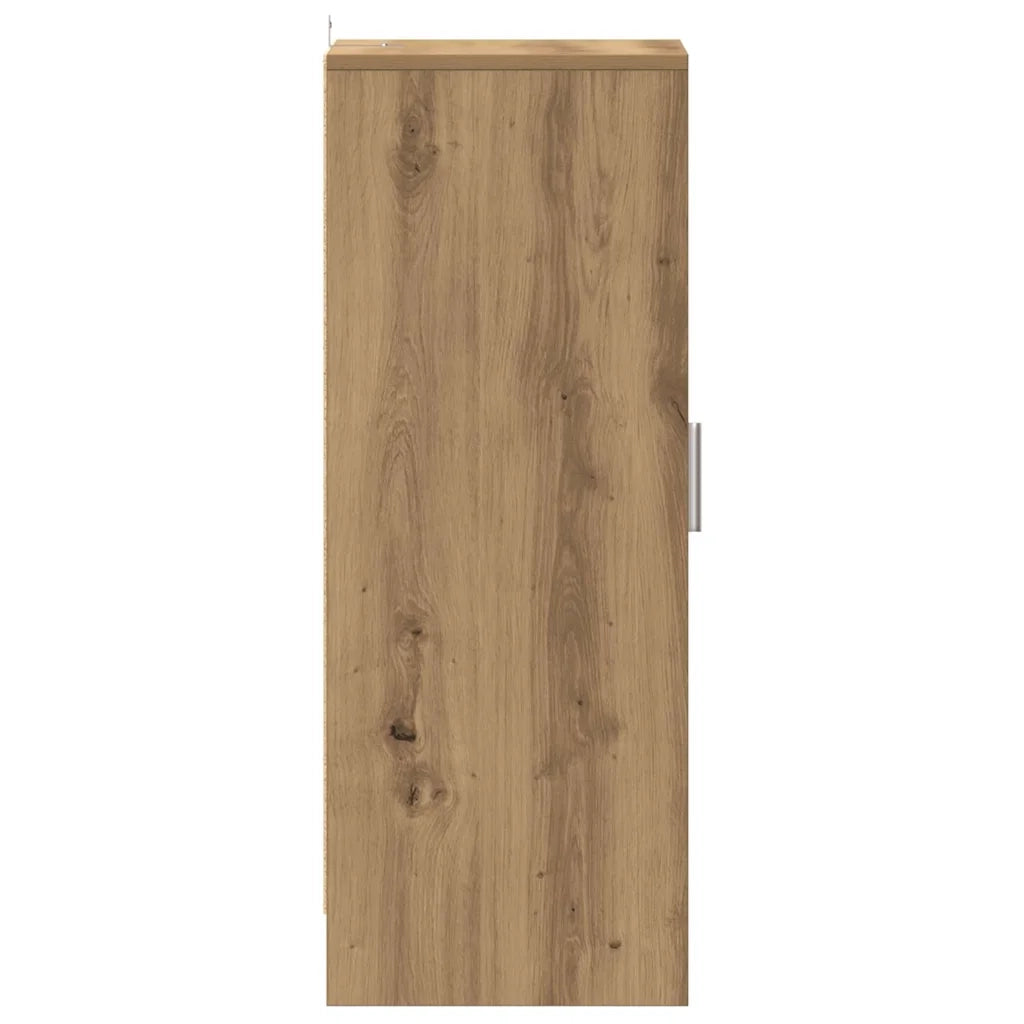 Scarpiera Rovere Artigianale 32x35x92 cm in Legno Multistrato