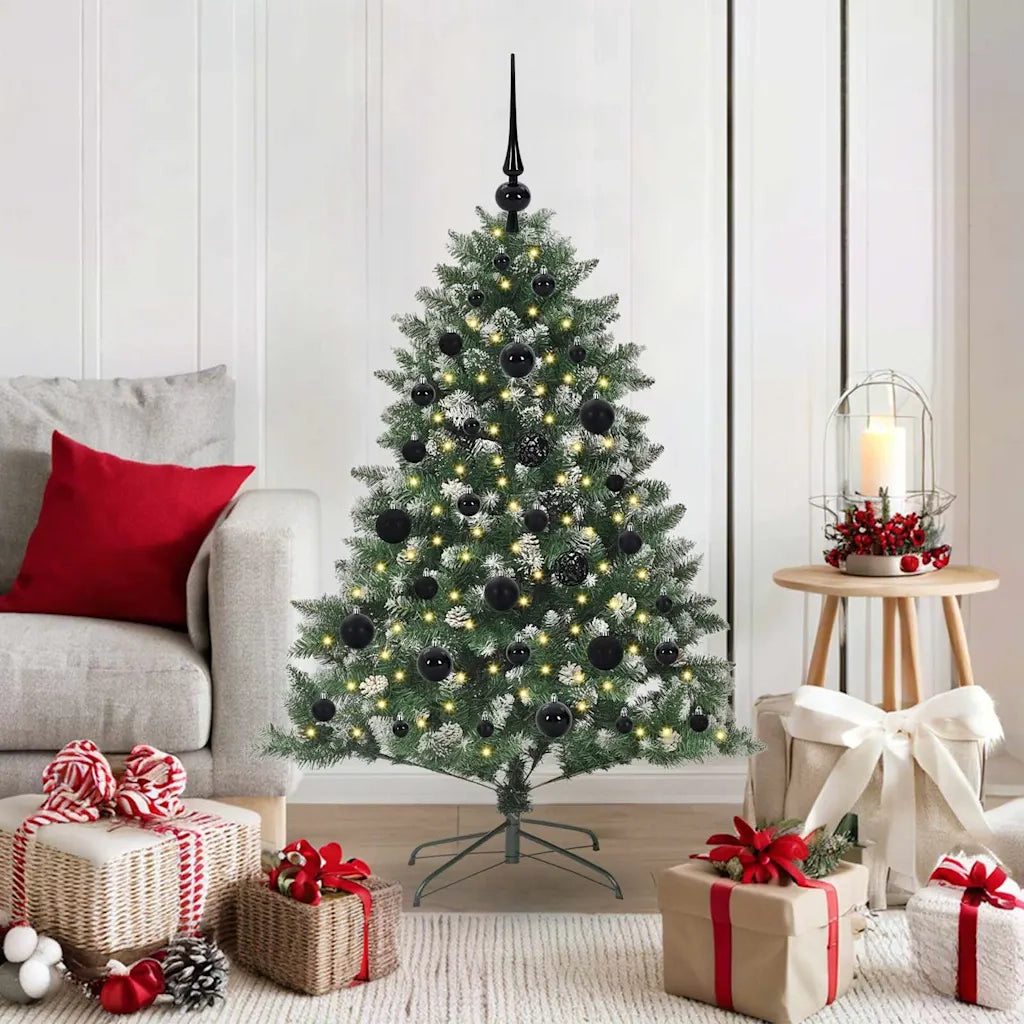 Albero di Natale artificiale con 150 LED Verde 120 cm 3395210