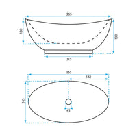 Lavabo Da Appoggio Rea Kate 36