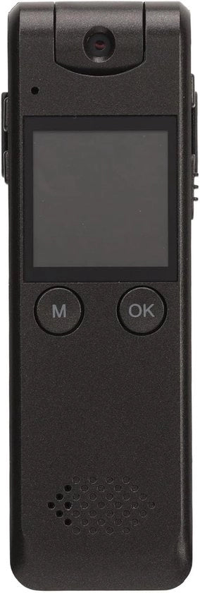 Mini Cassetta di Rilevamento 1080P Portatile Piccola Cassetta di Rilevamento Indossabile - Registrazione di Ciclo Giornaliera - 180 ° Lente Rotativa .