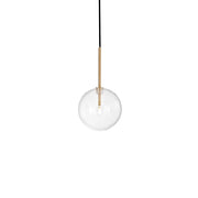 Sospensione Contemporanea Equinoxe Metallo Ottone 1 Luce 2W 3000K D15Cm
