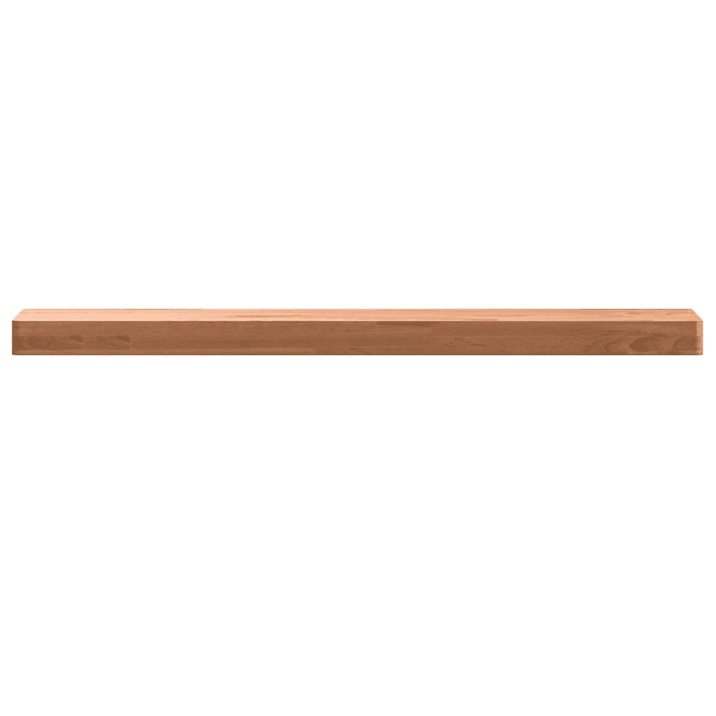Mensola a Parete 80x20x4 cm in Legno Massello di Faggio