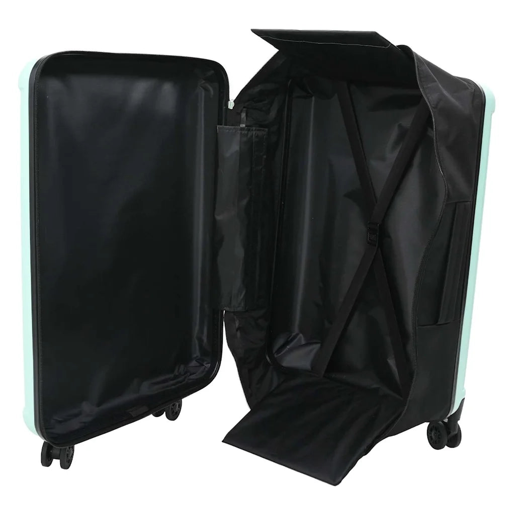 Valigia con blocco Verde menta 43 x 27 x 66 cm Plastica ABS CFW9226626