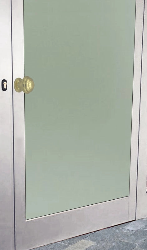 Maniglia su rosetta tonda SAGUATTI  271/60BQ in alluminio oro lucido