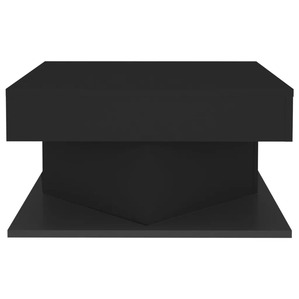 Tavolino da Salotto Nero 57x57x30 cm in Truciolato