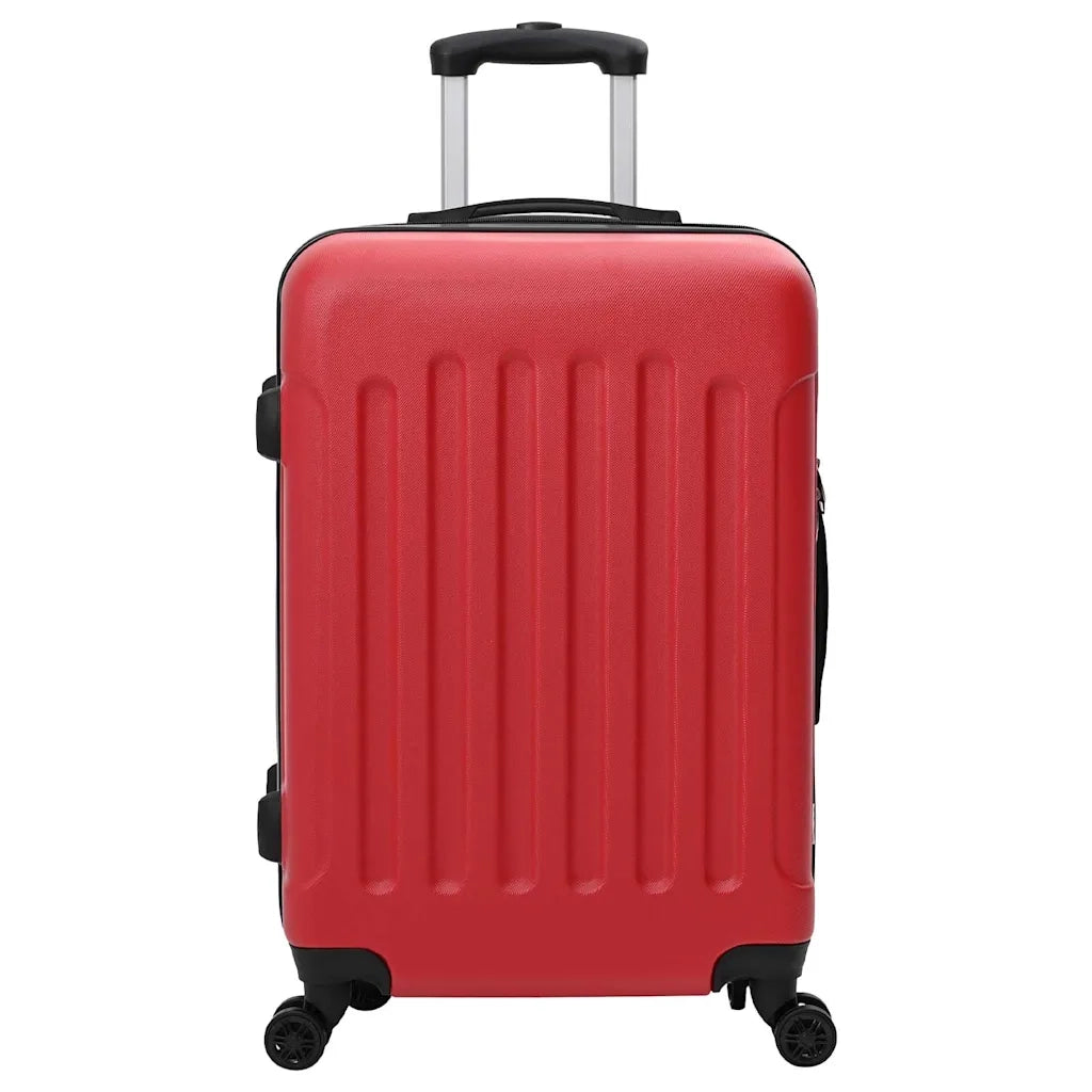 Valigia con blocco 3 pz Rosso 50 x 31 x 78 cm Plastica ABS CFW7280760