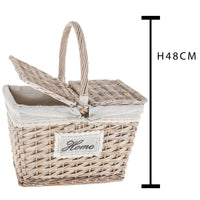 Paniere Rettangolari Home in Vimini Larghezza 40 cm