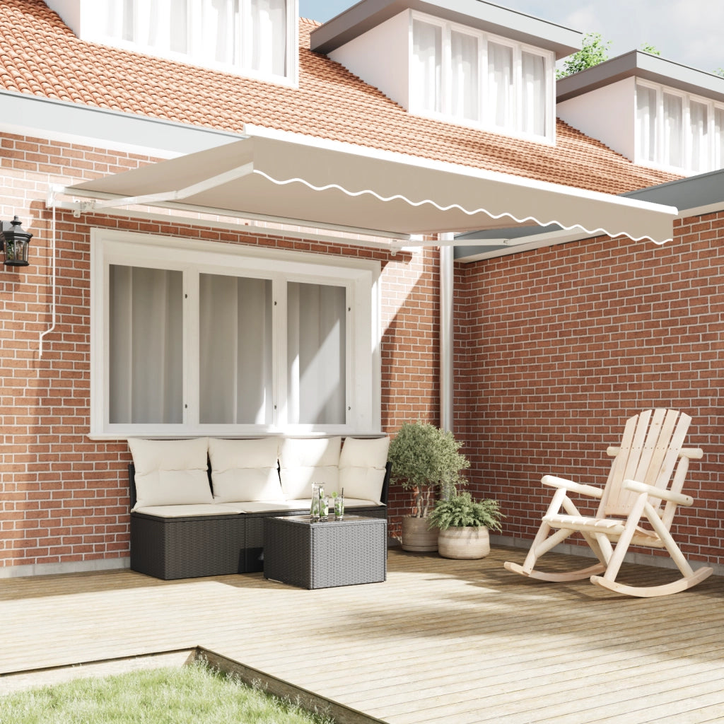 Tenda Retrattile Manuale  Beige 350x250 cm