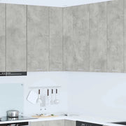 Armadio pensile Grigio Cemento e Bianco 57 x 57 x 100 cm