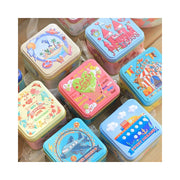 Trade Shop - Set 2 Pezzi Scatole 6x6x4.5cm Mini Barattolo Bomboniera Bomboniere Confetti -