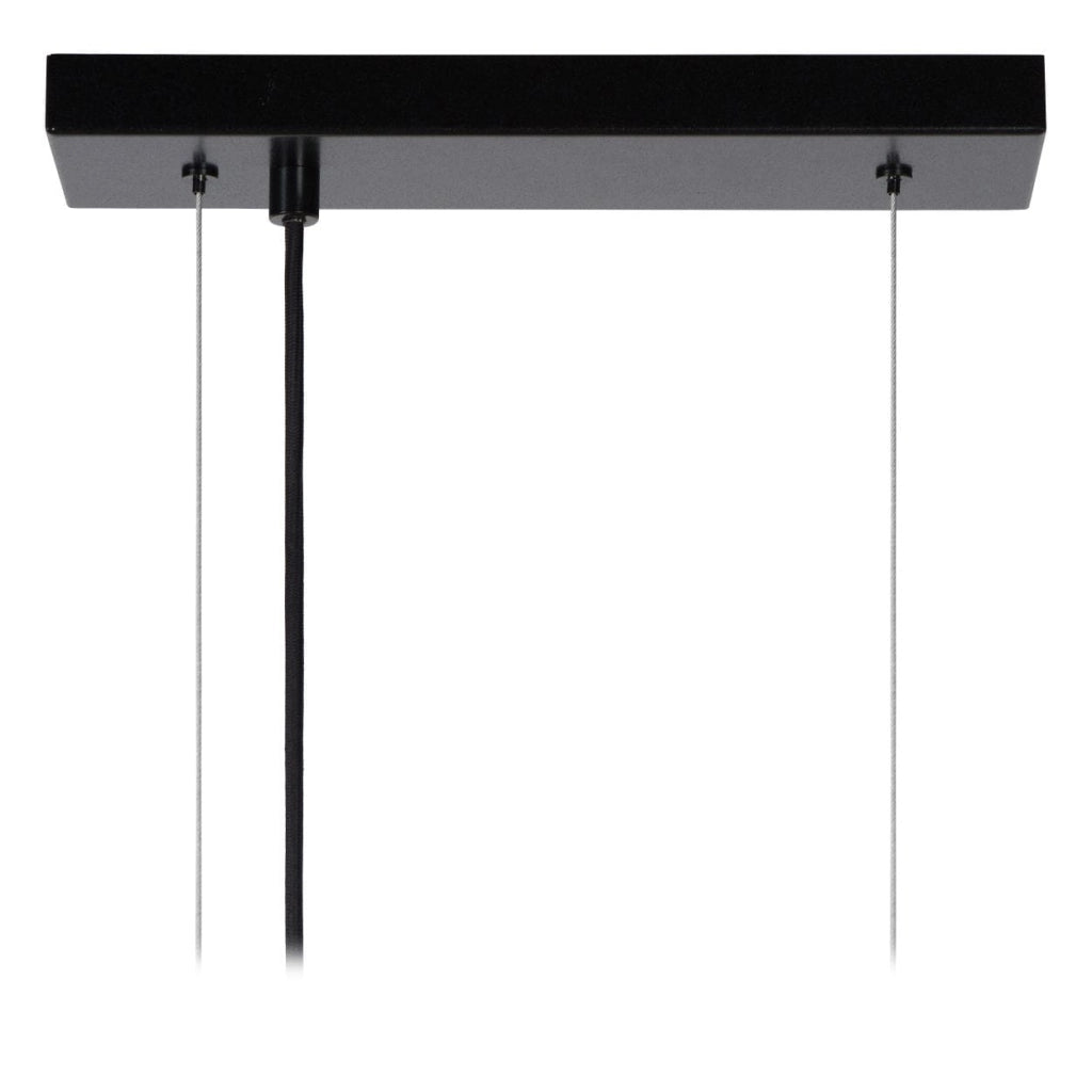 Lampadario Lucide Surtus nero 4 luci E27 dimmerabile