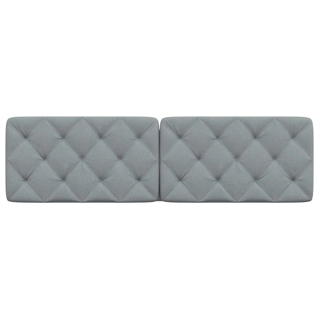 Cuscino Testiera Grigio Chiaro 180 cm in Tessuto 4019233