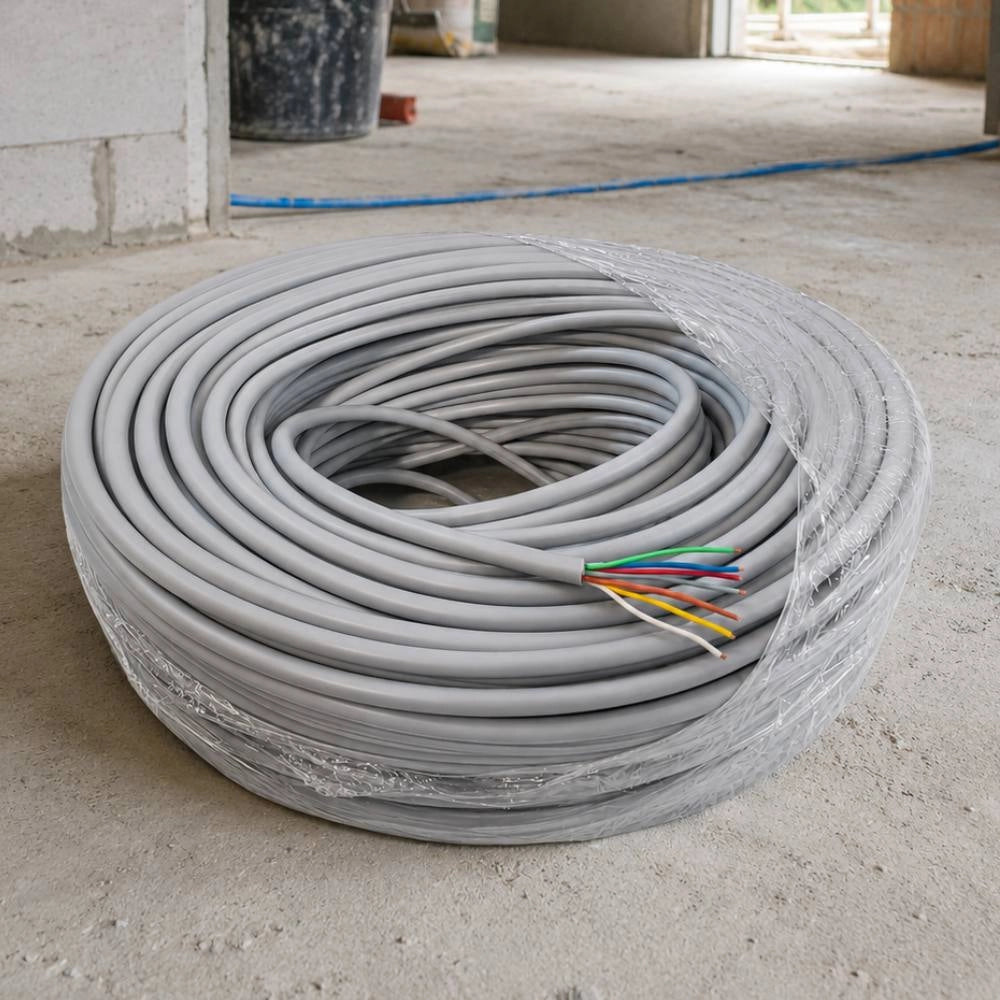 Cavo segnale fror 8x0,50 mm² non schermato eca grigio *** lunghezza metri 100, confezione 1