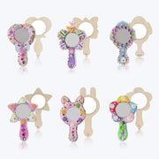 20 Specchi in Legno - Specchi in Legno da Decorare per Bambini - Decorazioni per Bureaux per Feste Tematiche e Carnevale