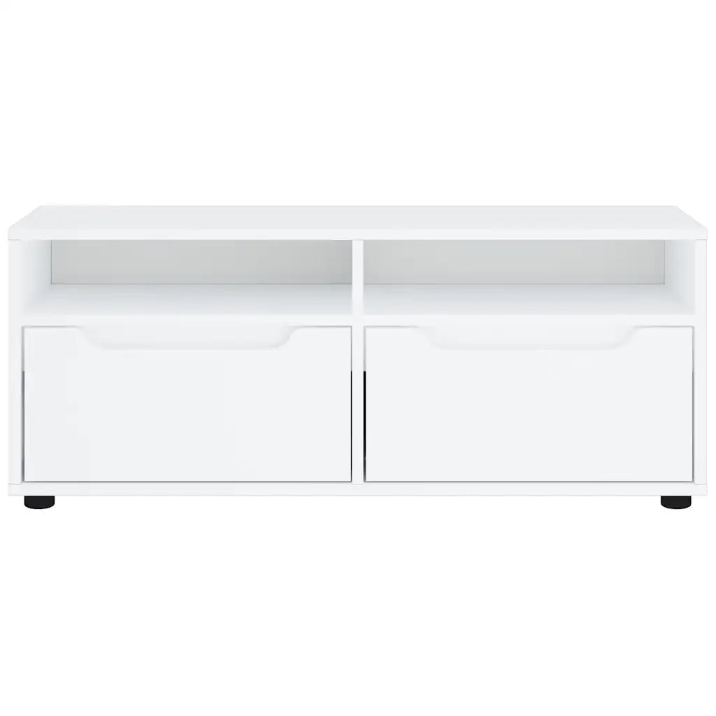 Mobile TV VISNES Bianco 100x40x38 cm in Legno Multistrato 4108292