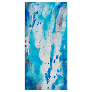 Tappeto tappetino Tessuto Multicolore 80 x 150 cm Motivo Acquerello Astratto Moderno