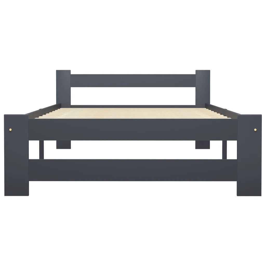 Giroletto Grigio Scuro in Legno Massello di Pino 100x200 cm cod mxl 64708