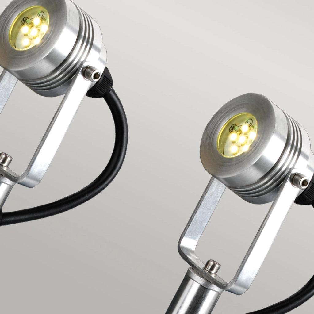 Kit faretti da esterno LED 12V IP54 Spennymoor Garden Zone