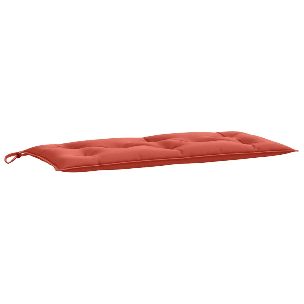 Cuscino Panca Giardino Rosso MÃ©lange 100x50x7 cm Tessuto