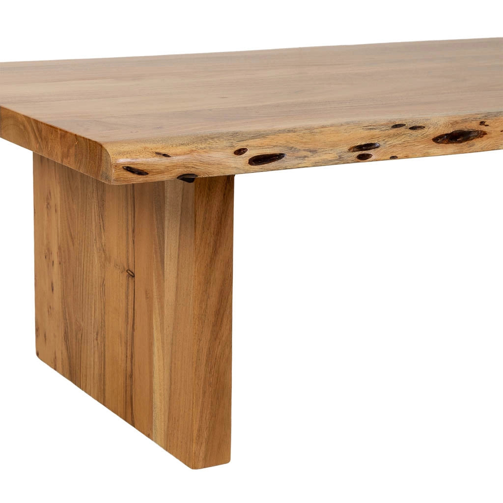 Tavolino da caffè in legno marrone 150x70x40h cm