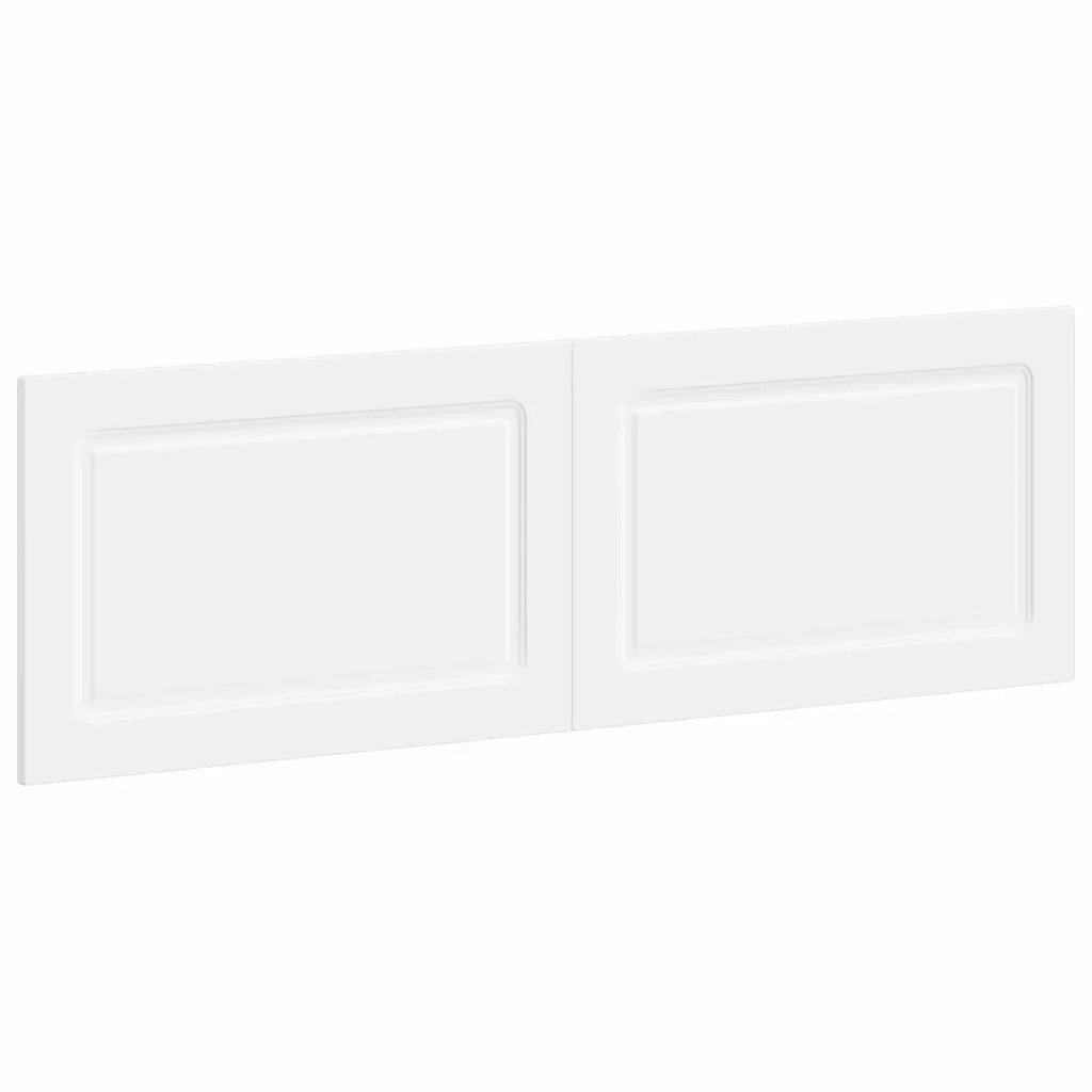 Testiera da Muro UTRECHT Bianco Legno ingegnerizzato 897825