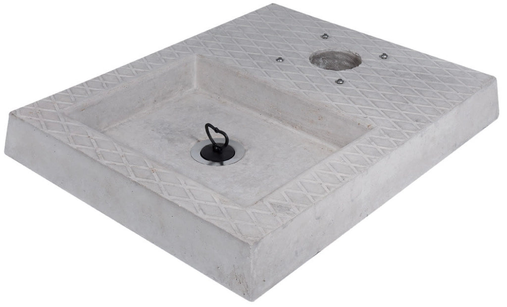 Base per Fontane 49x39x6 cm in Cemento Belfer 42/BSC/4