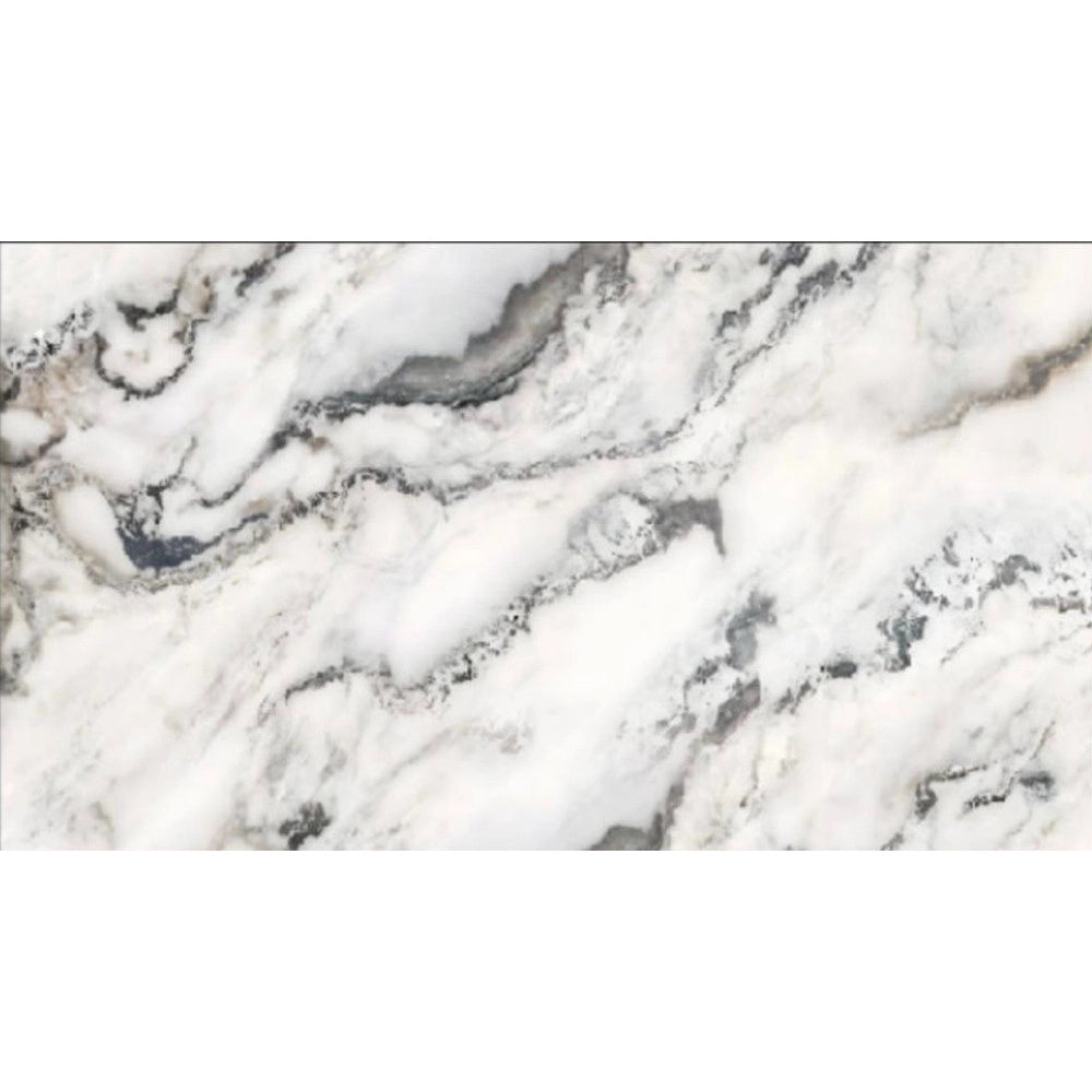 Trade Shop - Pannello Adesivo Effetto Marmo Venato Lucido 120x300cm Pareti Paraschizzi Stanza Cucina -