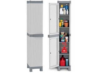 ARMADIO TUTTOPIANI ALTO SERIE WAVE 2350R/UW  mm.350x438x1818h.    TERRY