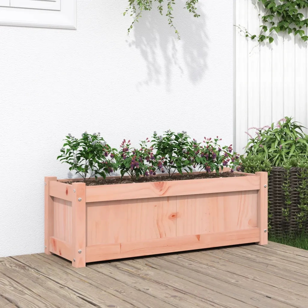 Fioriera da Giardino-Vaso da Esterno 90x31x31 cm in Legno Massello di Douglas