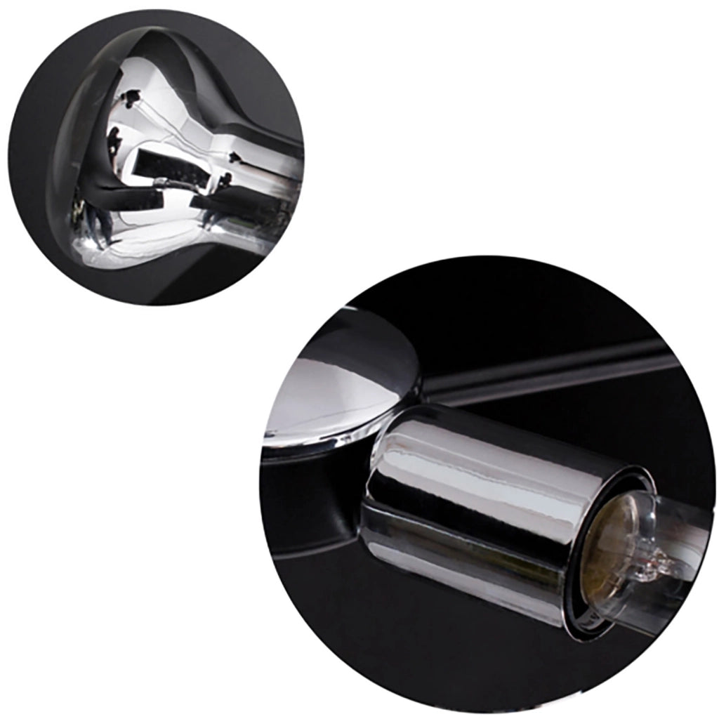 Sospensione Moderna 1 Luce Houyi In Acciao Bianco E Cromo