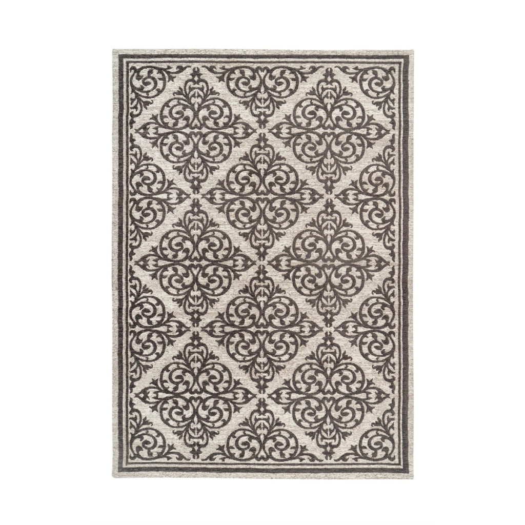 Tappeto di design Davio 100 in grigio 160x230 cm