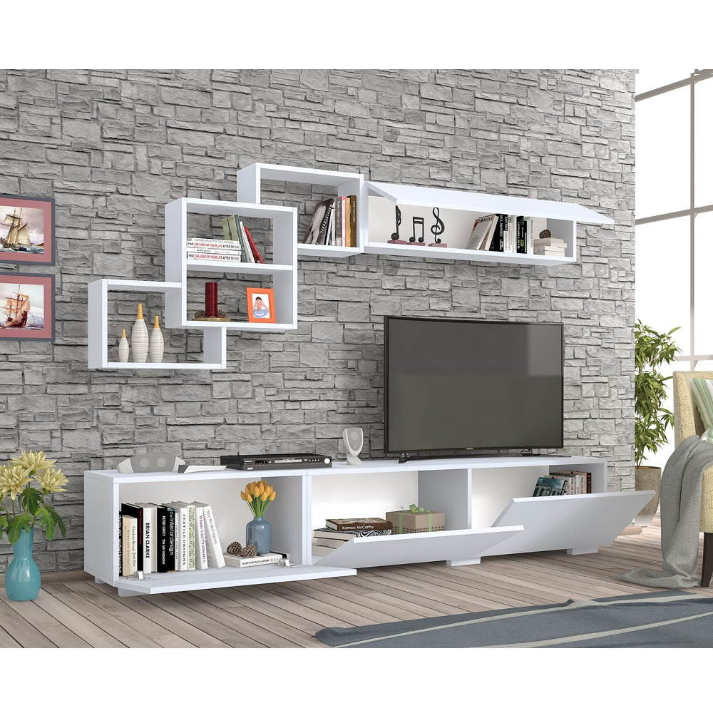 Parete attrezzata Free bianco