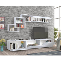 Parete attrezzata Free bianco