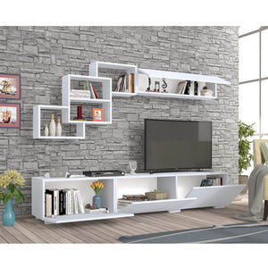 Parete attrezzata Free bianco