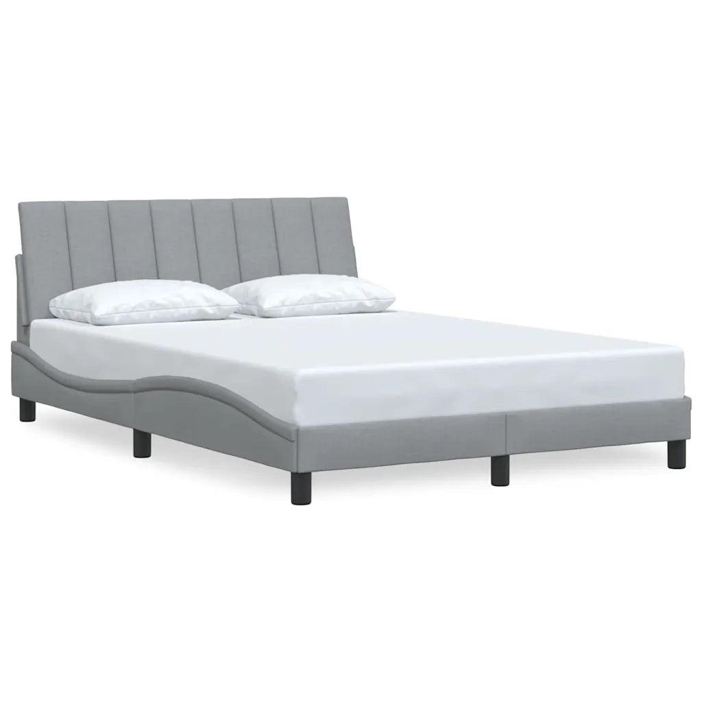 Giroletto senza Materasso Hanko Grigio Chiaro 140x200 cm Tessuto