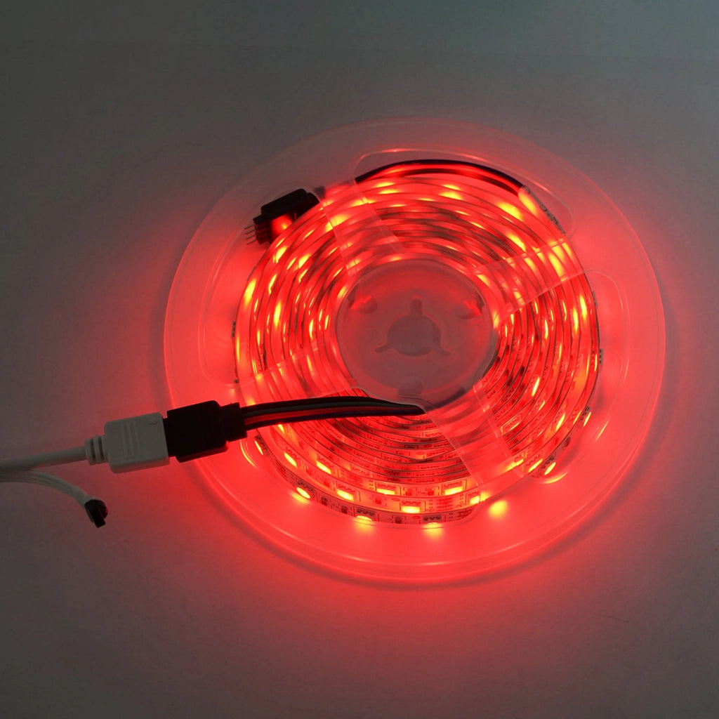 Striscia LED 5050 14,4W/m RGB, 12-220V rotolo 3m, 60 LED/m IP20