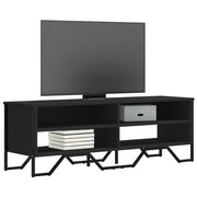 Mobile Porta TV Nero 122x34x41 cm in Legno Multistrato 848569