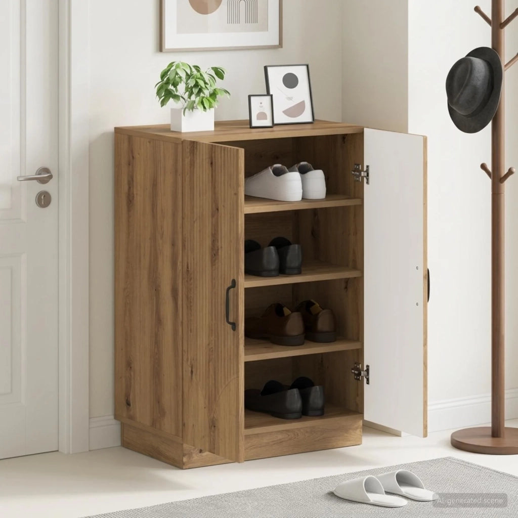 Mobile per scarpe HOORN 59,5 x 39,5 x 87 cm Rovere Artigianale 897314