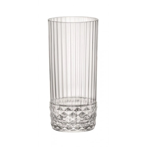 Set 4 Bicchieri america 20s in vetro vintage cooler bormioli